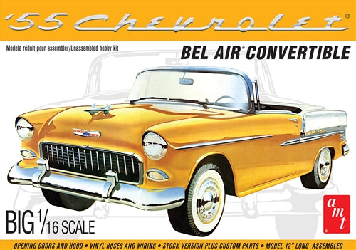 AMT 1/16 1955 Chevy Bel Air Convertible | 849398030400