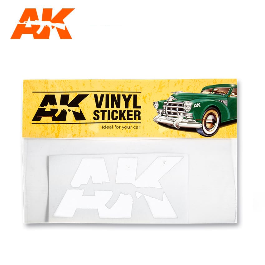 AK Interactive Vinyl Sticker White