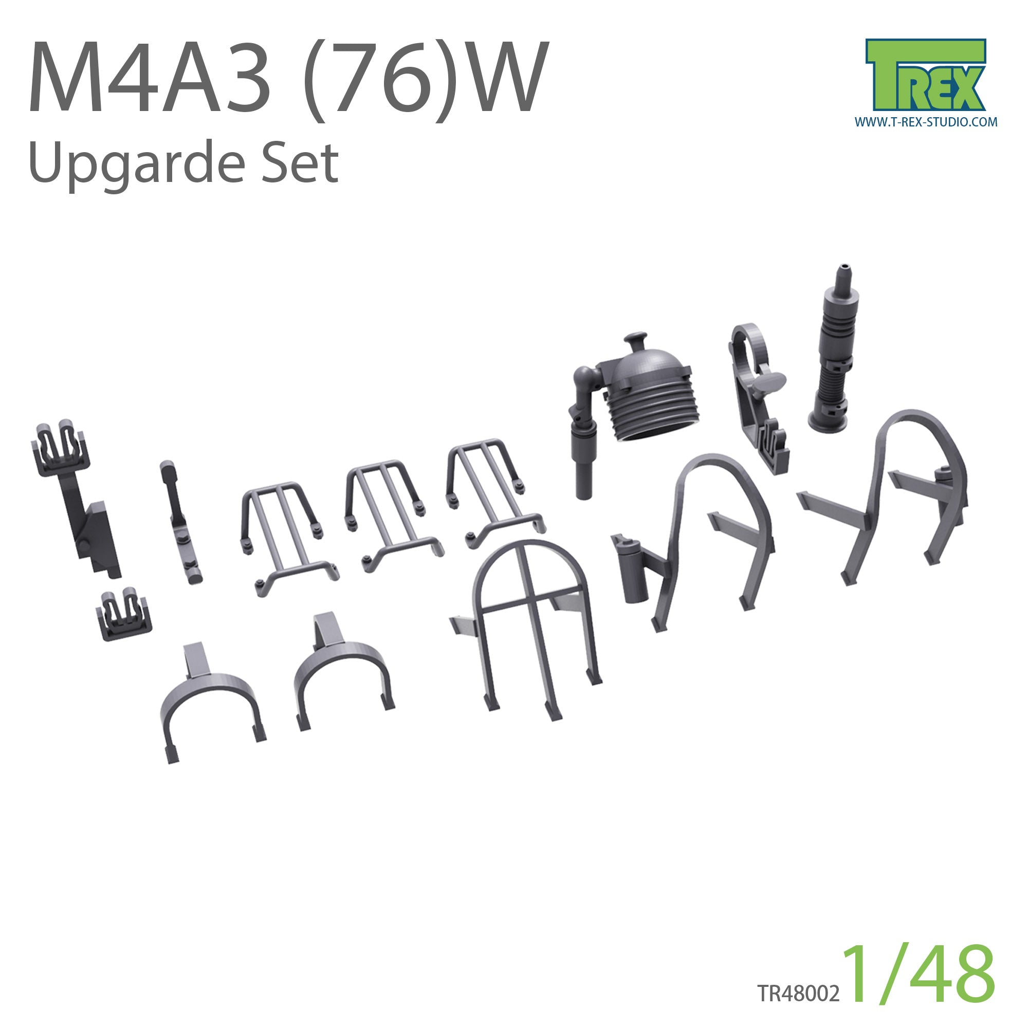T-Rex Studio 1/48 M4A3 (76) W Upgrade Set | 6973984750220
