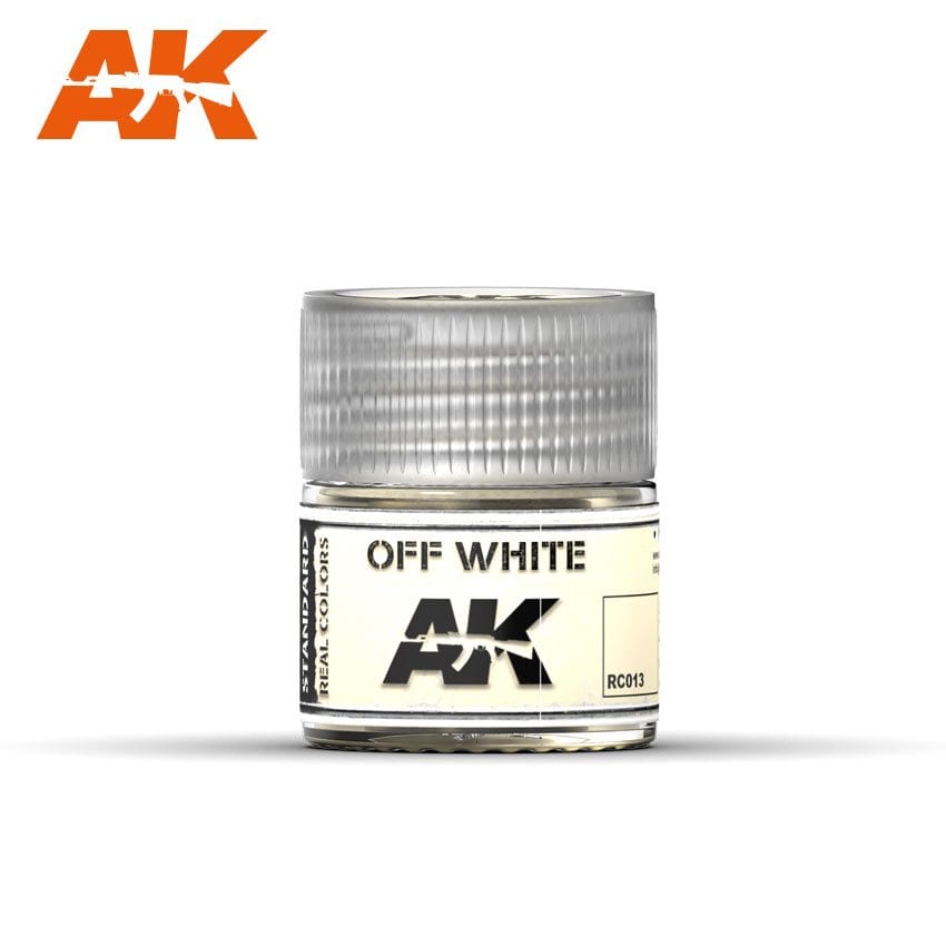 AK Interactive Real Colors Off White 10ml | 8436564922441