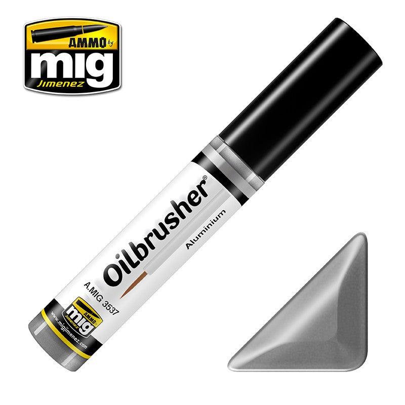 Ammo Mig Oilbrusher - Aluminium | 8432074035374