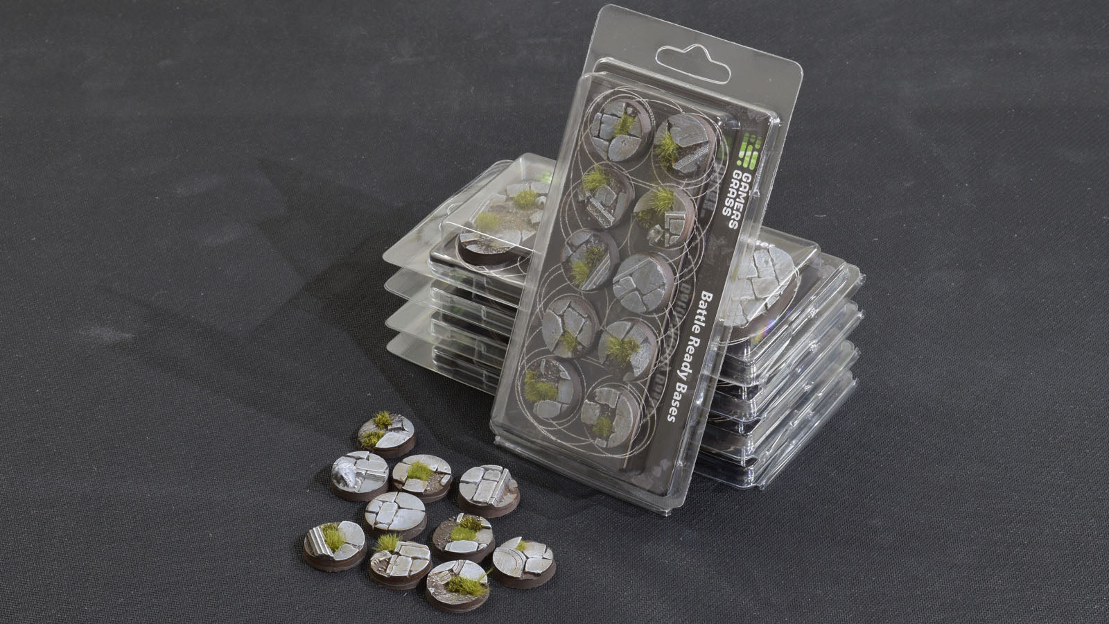 Gamers Grass Battle Ready Bases - Temple - Round 25mm (x10) | 738956789167