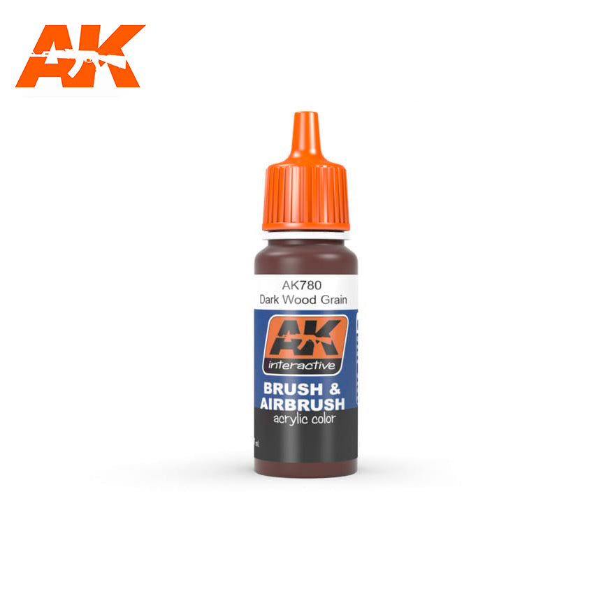 AK Interactive Dark Wood Grain 17ml | 8436535577809