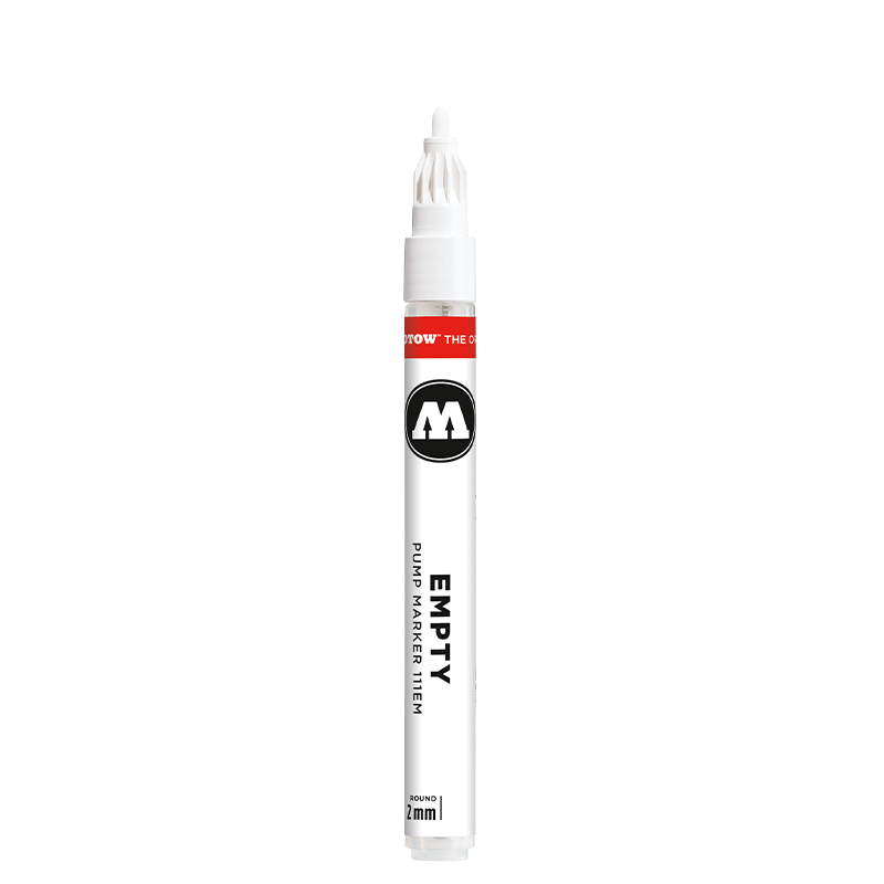 Molotow 111EM Empty Pump Marker, 2mm | 4250397600017