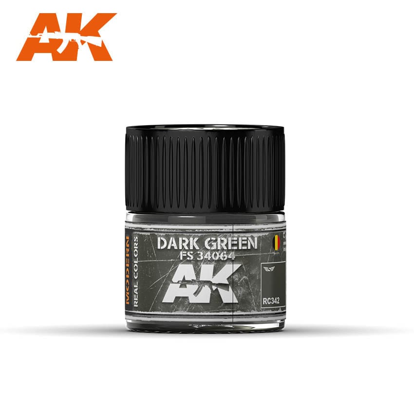 AK Interactive Real Colors Dark Green FS 34064 10ml | 8435568301153