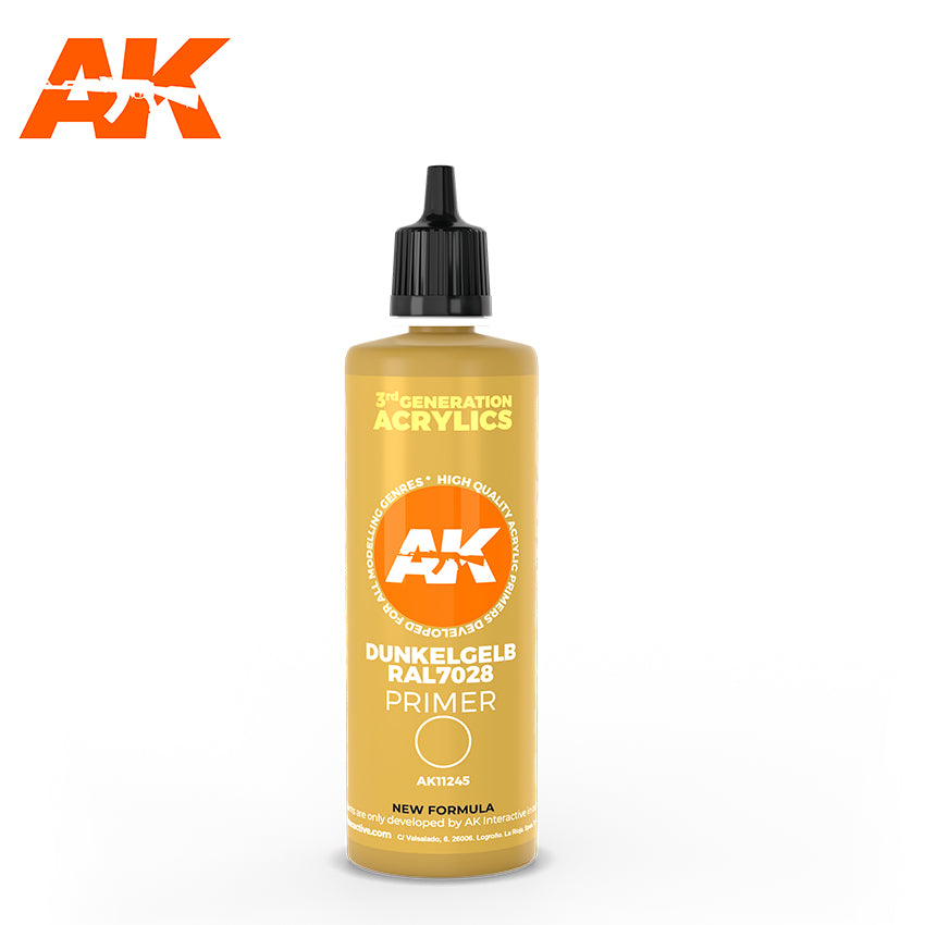 AK Interactive 3G Dark Yellow Primer 100ml | 8435568314207