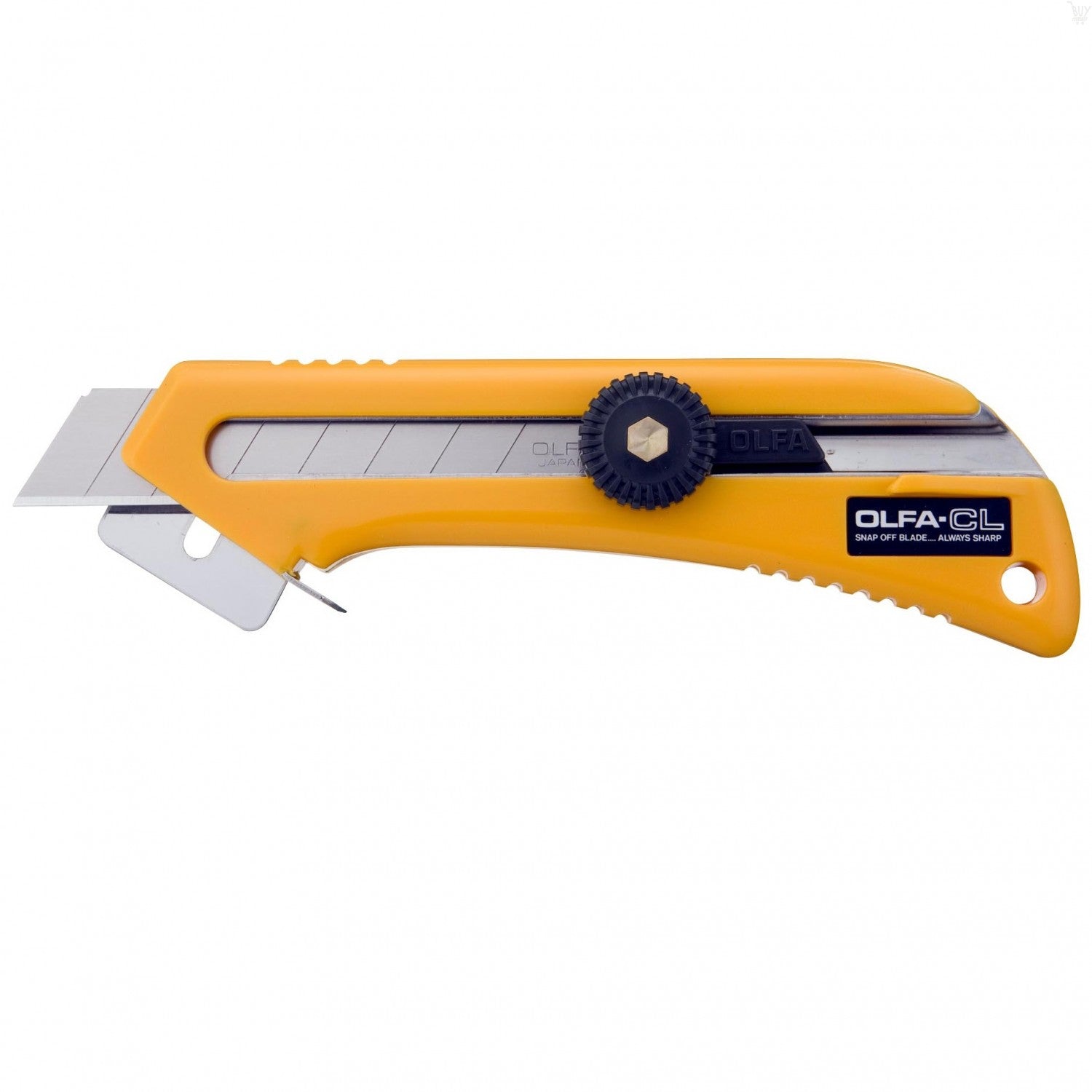 OLFA 18mm CL Carton & Packaging Materials Utility Knife with Depth Gauge | 091511200140