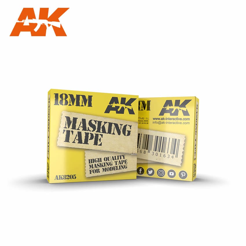 AK Interactive Masking Tape 18 mm | 8435568301634