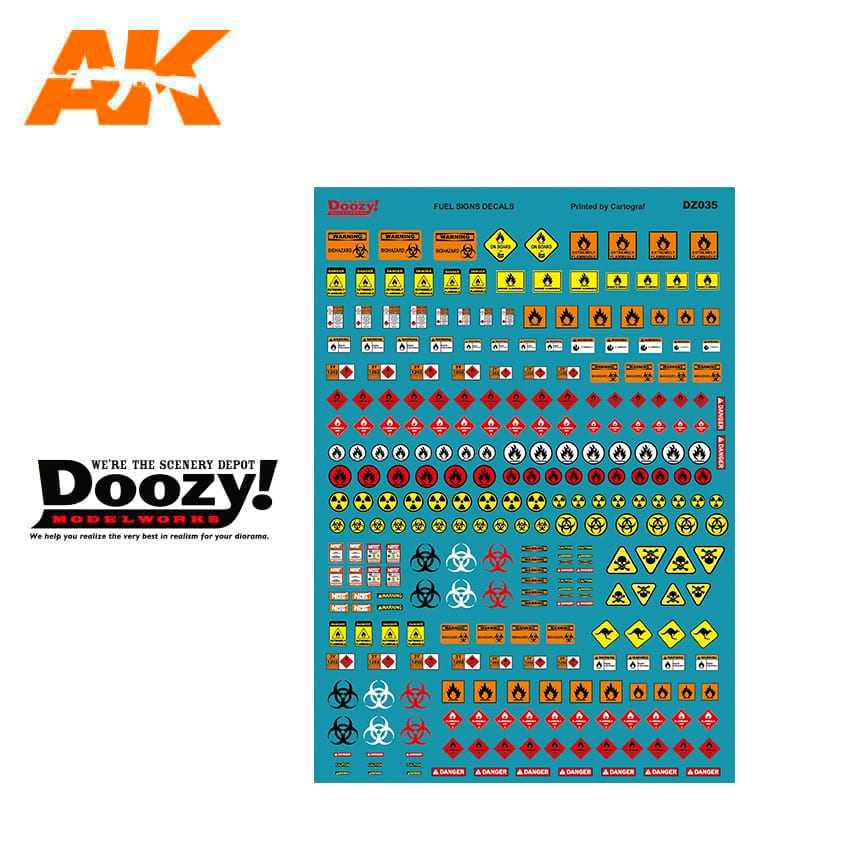 Doozy 1/24 Fuel Signs Decals | 8435568308398
