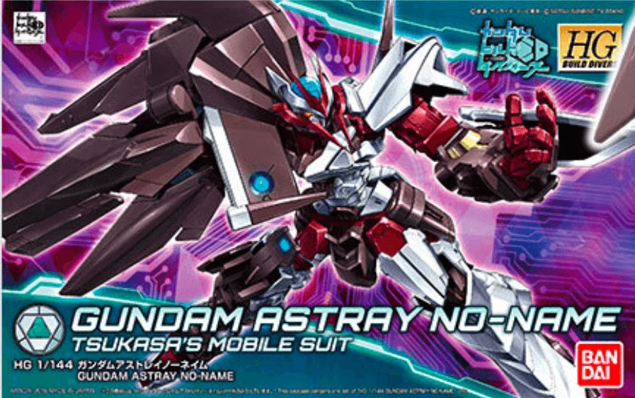Bandai #12 Gundam Astray No-Name 'Gundam Build Divers', Bandai HGBD 1/144 | 4549660304524