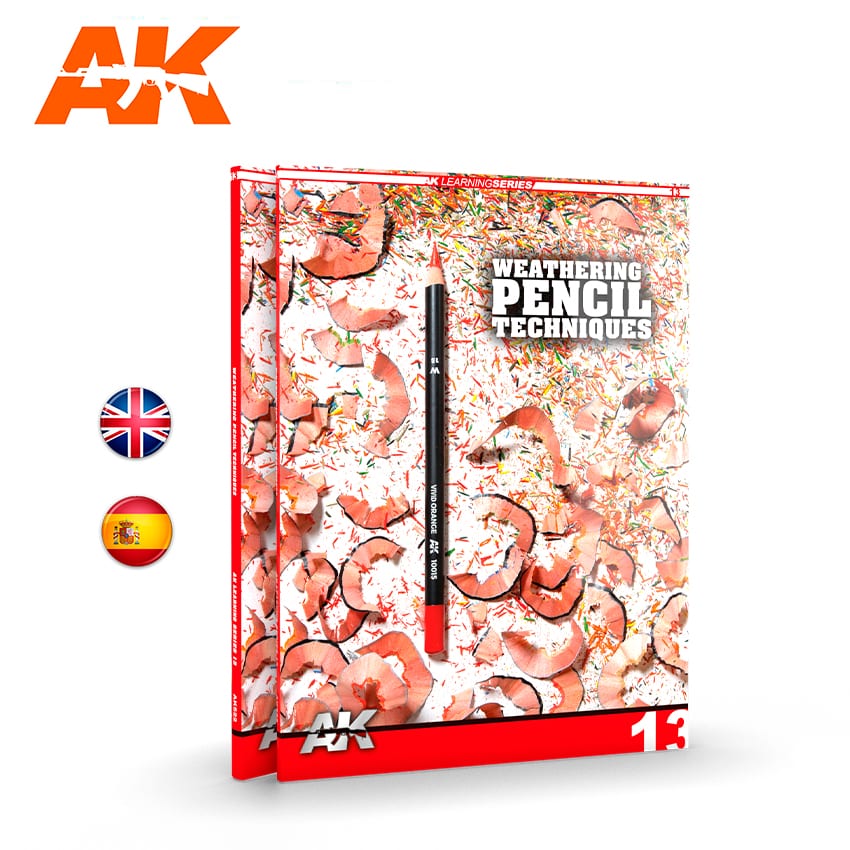 AK Interactive Learning Series #13 Weathering Pencil Techniques - English | 8435568312807
