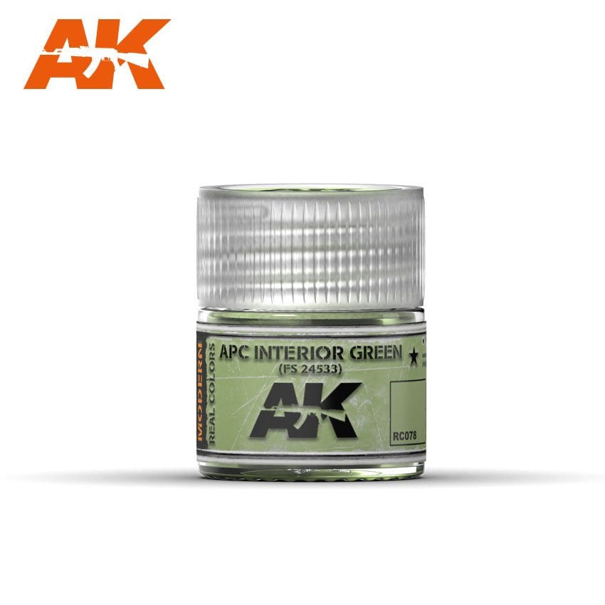 AK Interactive Real Colors APC Interior Green FS24533 10ml | 8436564923110