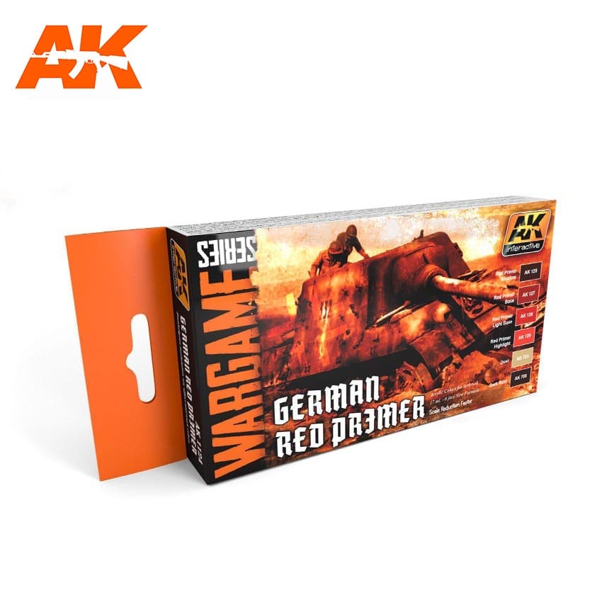 AK Interactive German Red Primer Colors Set | 8436535571968