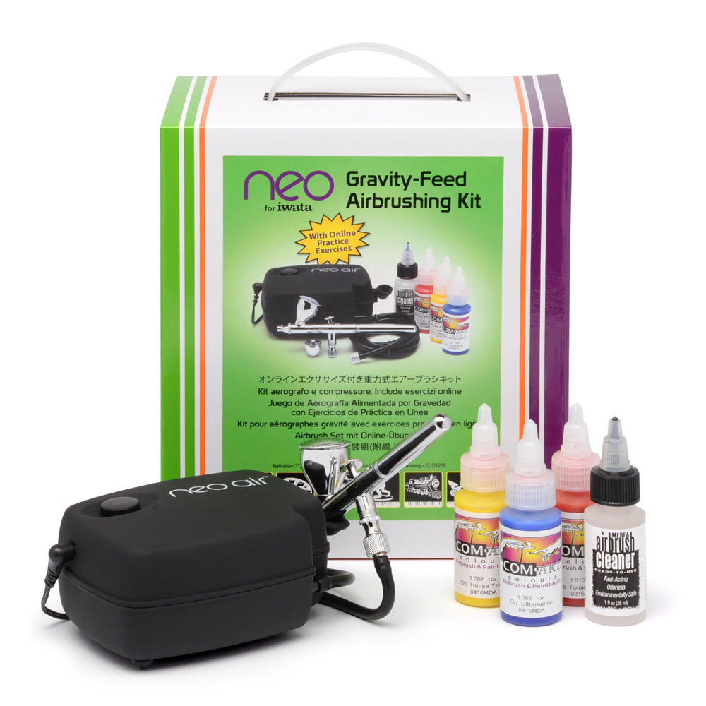 IWATA NEO CN Gravity Feed Airbrush Kit | 734748181201