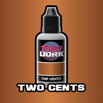 Turbo Dork Two Cents Metallic Acrylic Paint 20ml Bottle | 631145995038
