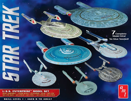 AMT Star Trek USS Enterprise Box Set Snap Kit | 849398009758