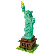 Nanoblock Sight to See Series, Statue of Liberty 'World Famous Buildings' | 4972825144954