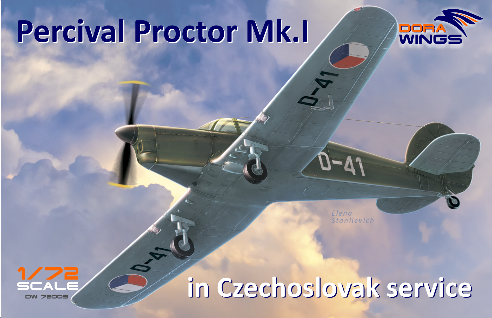 Dora Wings Percival Proctor Mk.1 marking of Czechoslovakia | 4820237050045