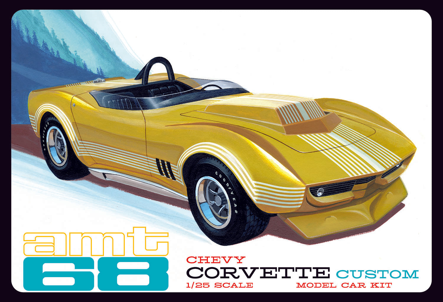 AMT 1/25 1968 Chevy Corvette Custom | 849398046623