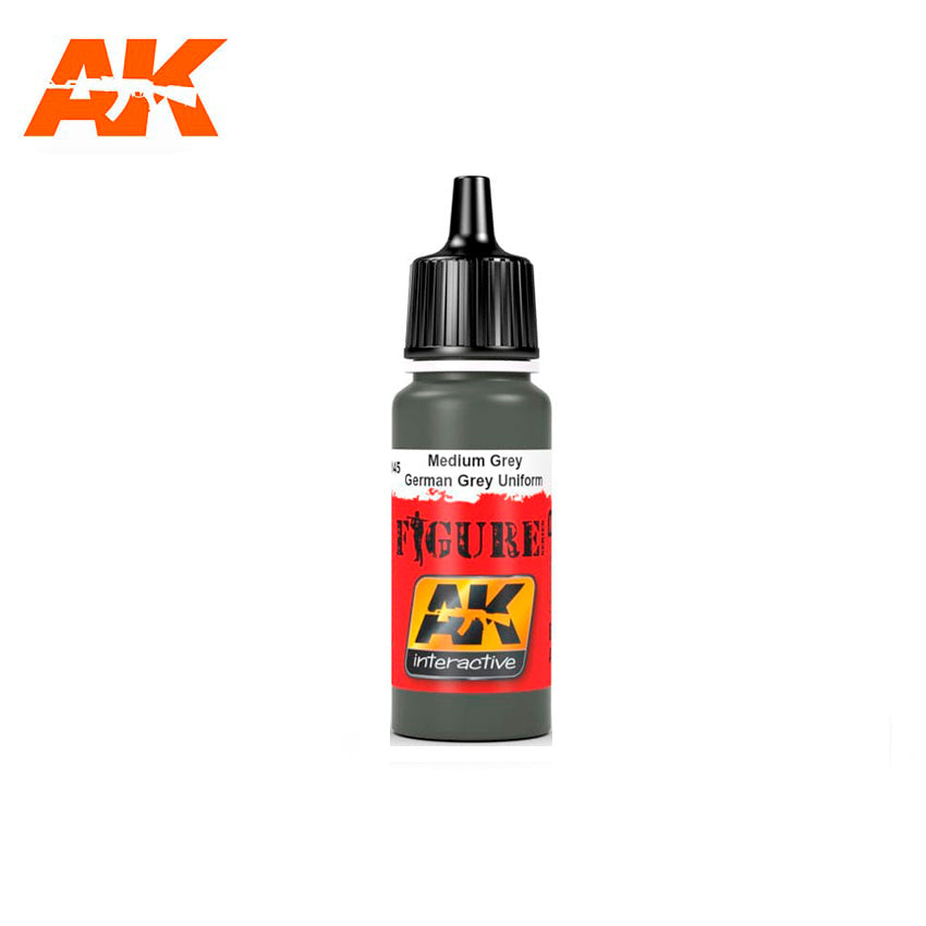 AK Interactive Medium Grey / German Grey Uniforms | 8436564920256