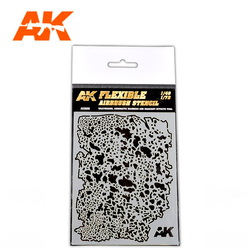 AK Interactive Flexible Airbrush Stencil 1/48, 1/72 | 8435568306813