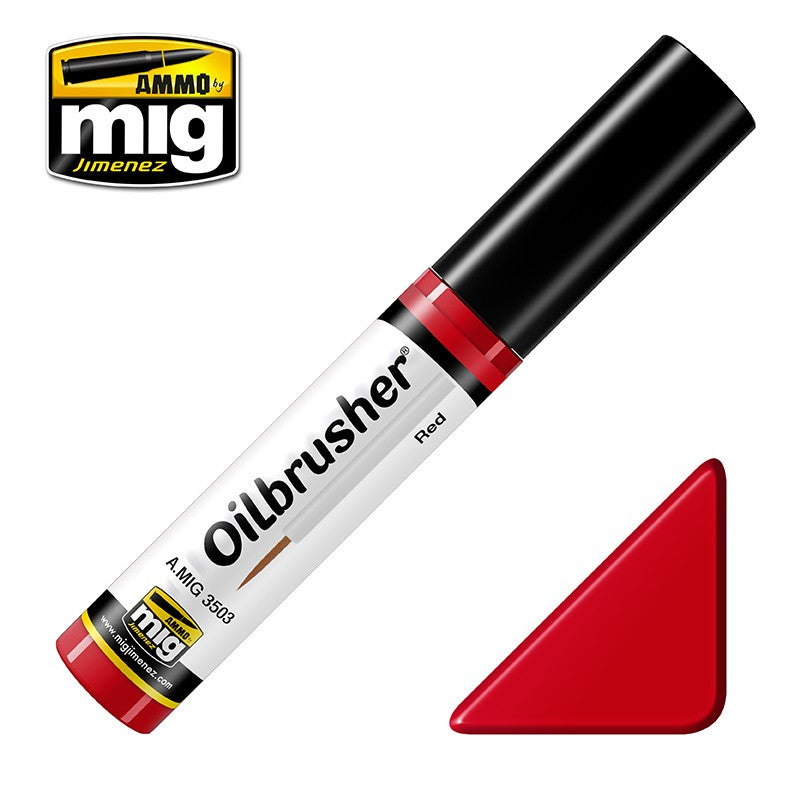 Ammo Mig Oilbrusher - Red | 8432074035039