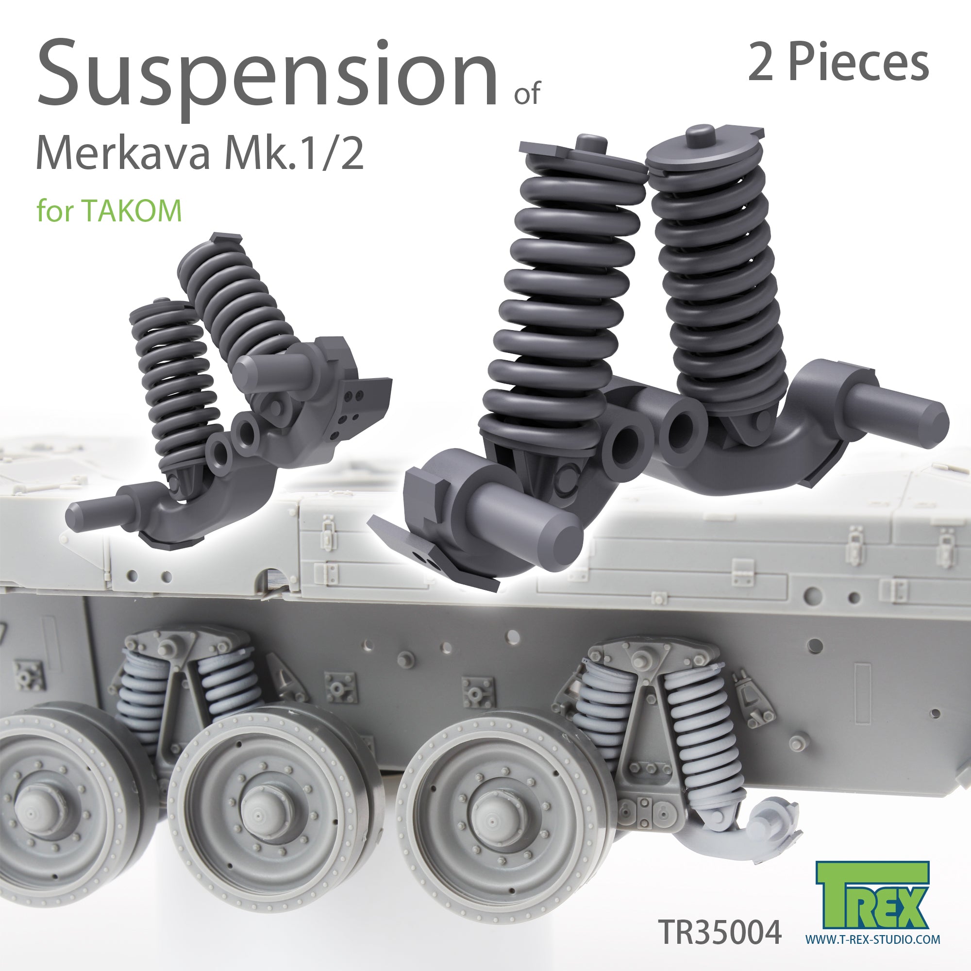 T-Rex Studio 1/35 Merkava Mk1/2 Suspension Set (2 pieces) | 6973984750503