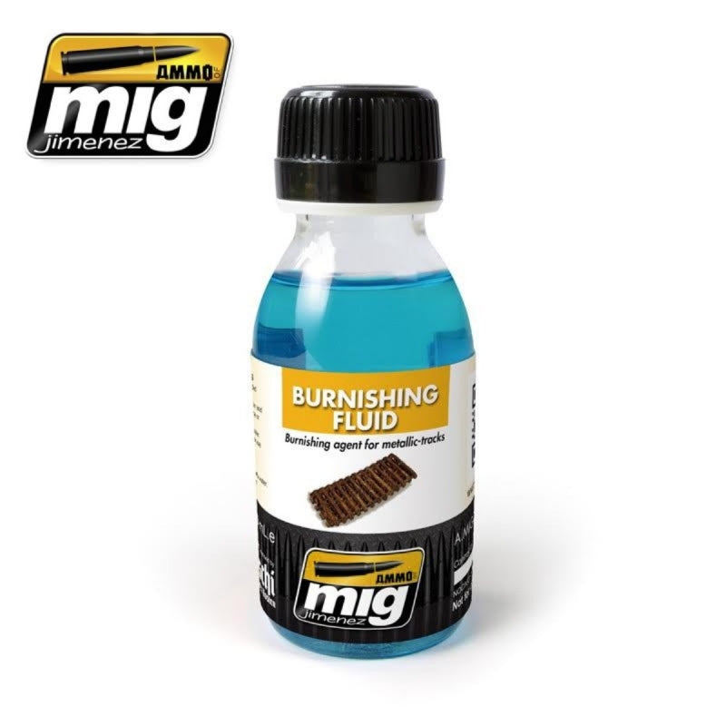 Ammo Mig Metallic Tracks Burnishing Fluid | 8432074020202
