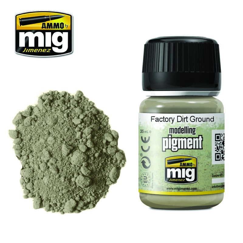 Ammo Mig Factory Dirt Ground Pigment | 8432074030300
