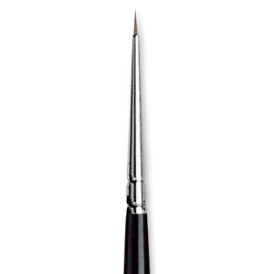 Da Vinci Watercolor Series 10 Maestro Kolinsky Sable Brush - Round, Short Handle, Size 5/0 | 4017505000226