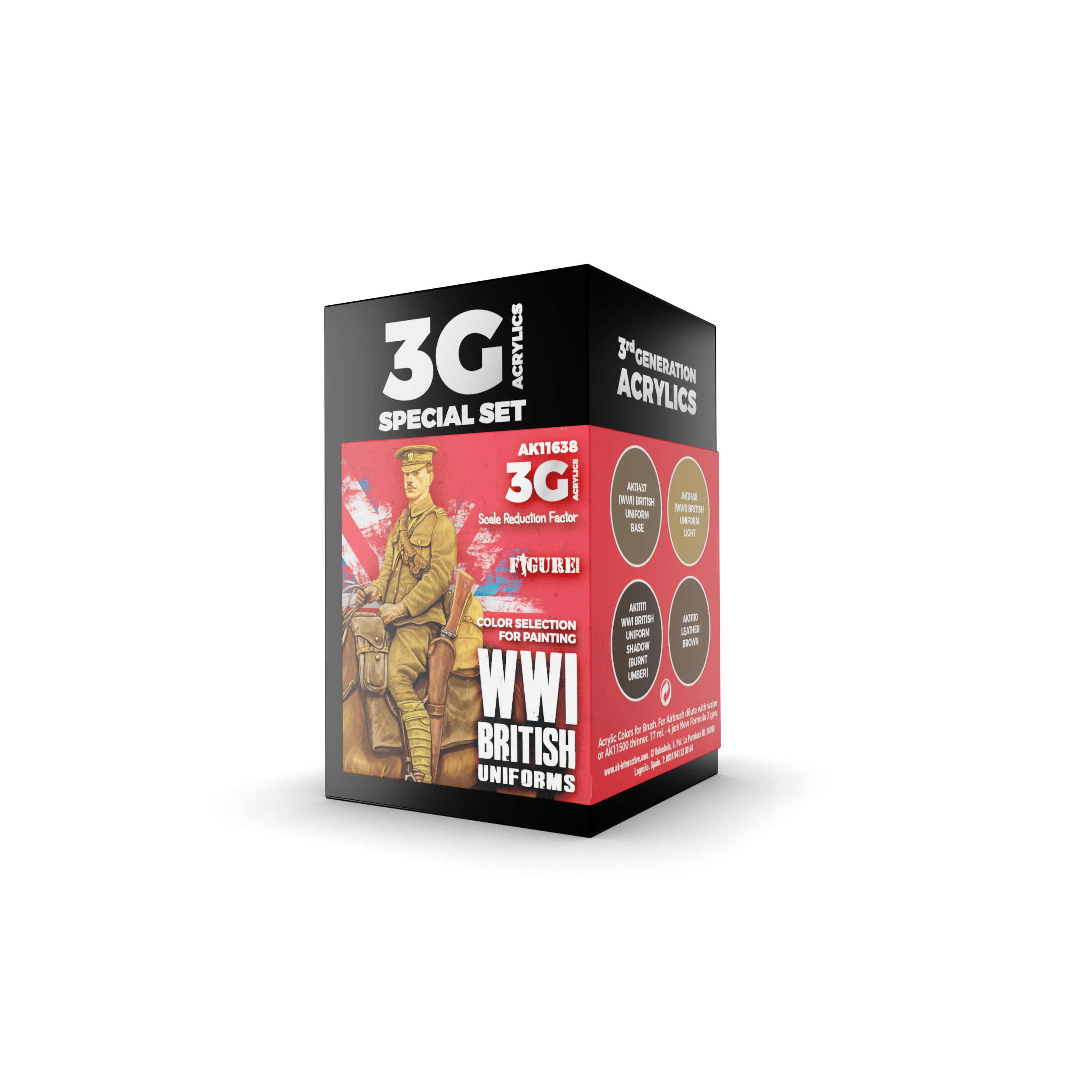 AK Interactive 3G WWI British Uniforms | 8435568310605