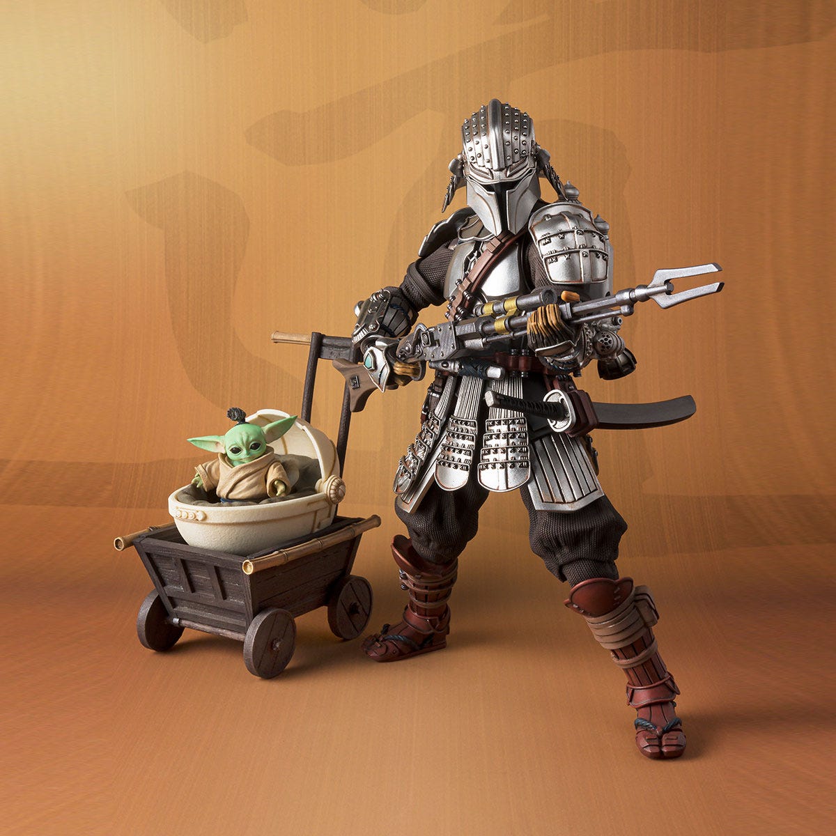 Bandai Spirits Meisho Movie Realization Ronin Mandalorian & Grogu (Beskar Armor) 'The Mandalorian' | 4573102620934