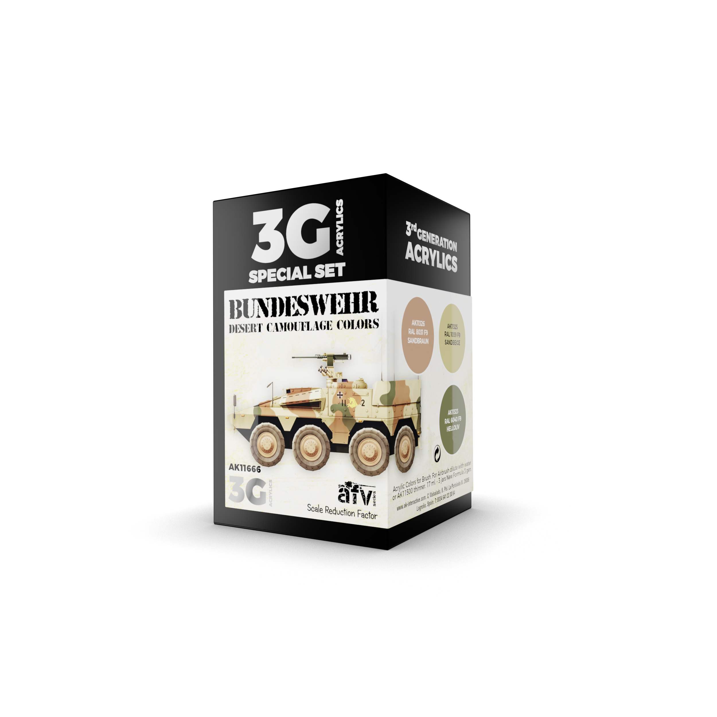 AK Interactive 3G Bundeswehr Desert Colors | 8435568311305