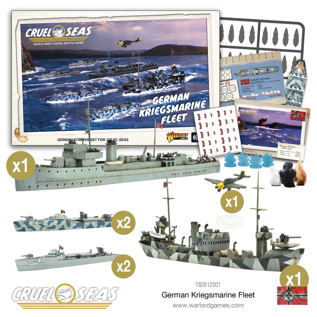 Cruel Seas German Kriegsmarine Fleet | 5060393709695