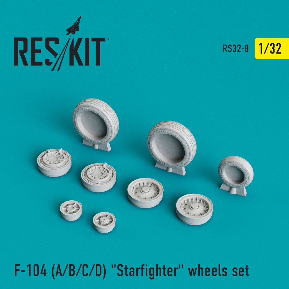 Res/Kit F-104 (A/B/C/D) 'Starfighter' wheels set | 4824593100086