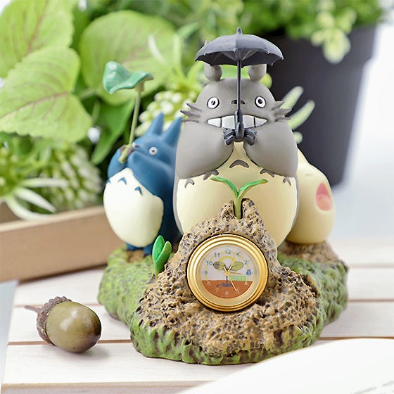 Benelic Totoro Dondoko Dance Statue Desk Clock "My Neighbor Totoro" | 4990593317417