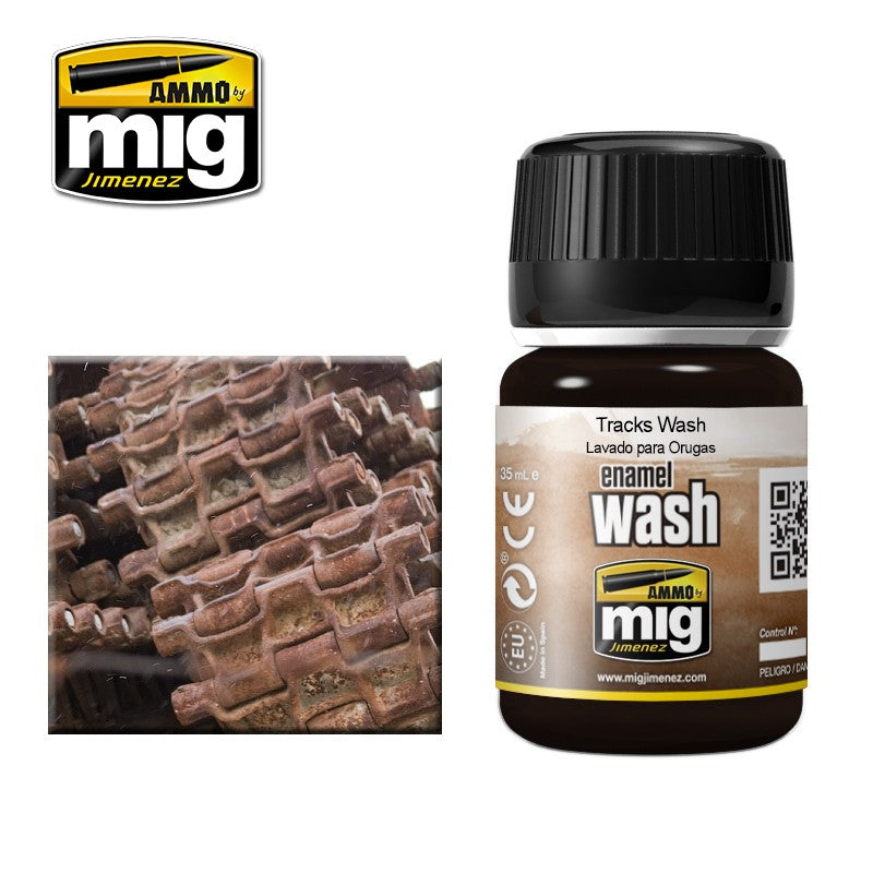 Ammo Mig Tracks Enamel Wash | 8432074010029