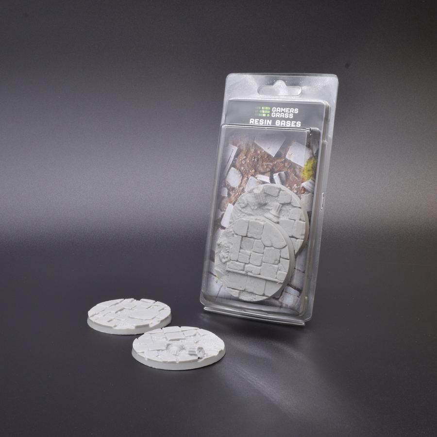 Gamers Grass Resin Bases - Temple - Round 60mm (x2) | 738956789624