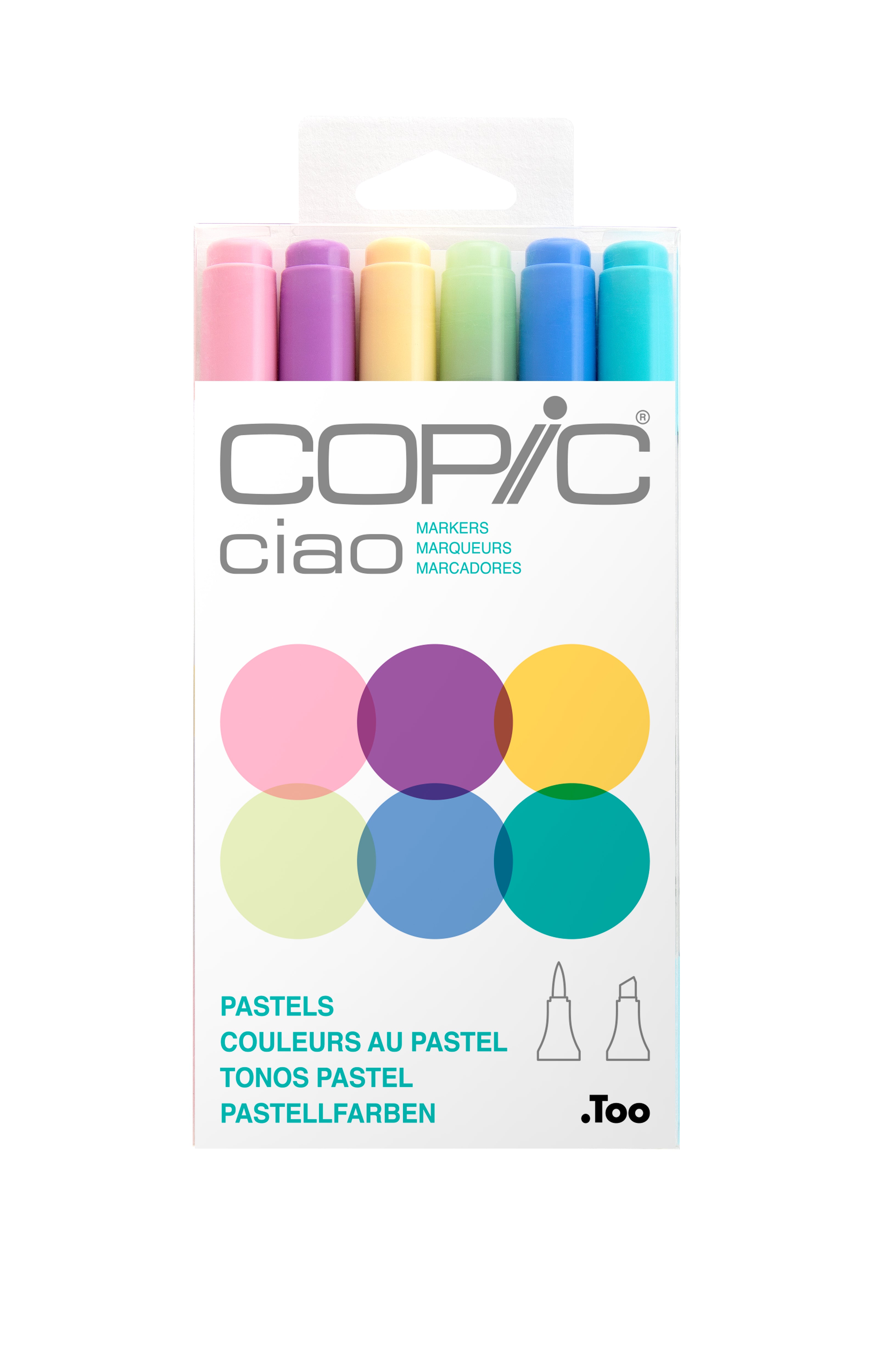 Copic Ciao Marker Pastels 6Pc Set | 4511338053621