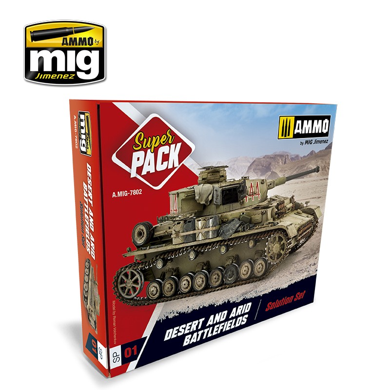 Ammo Mig Desert & Arid Battlefields Solution Set | 8432074078029
