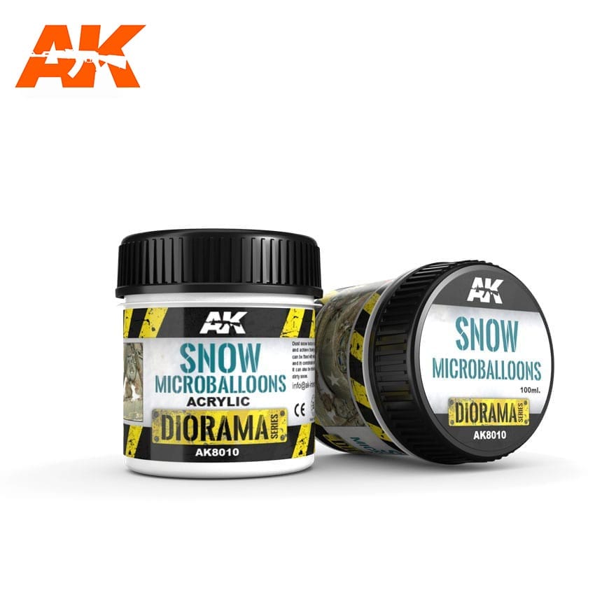 AK Interactive Snow Microballoons - 100ml | 8436564920928