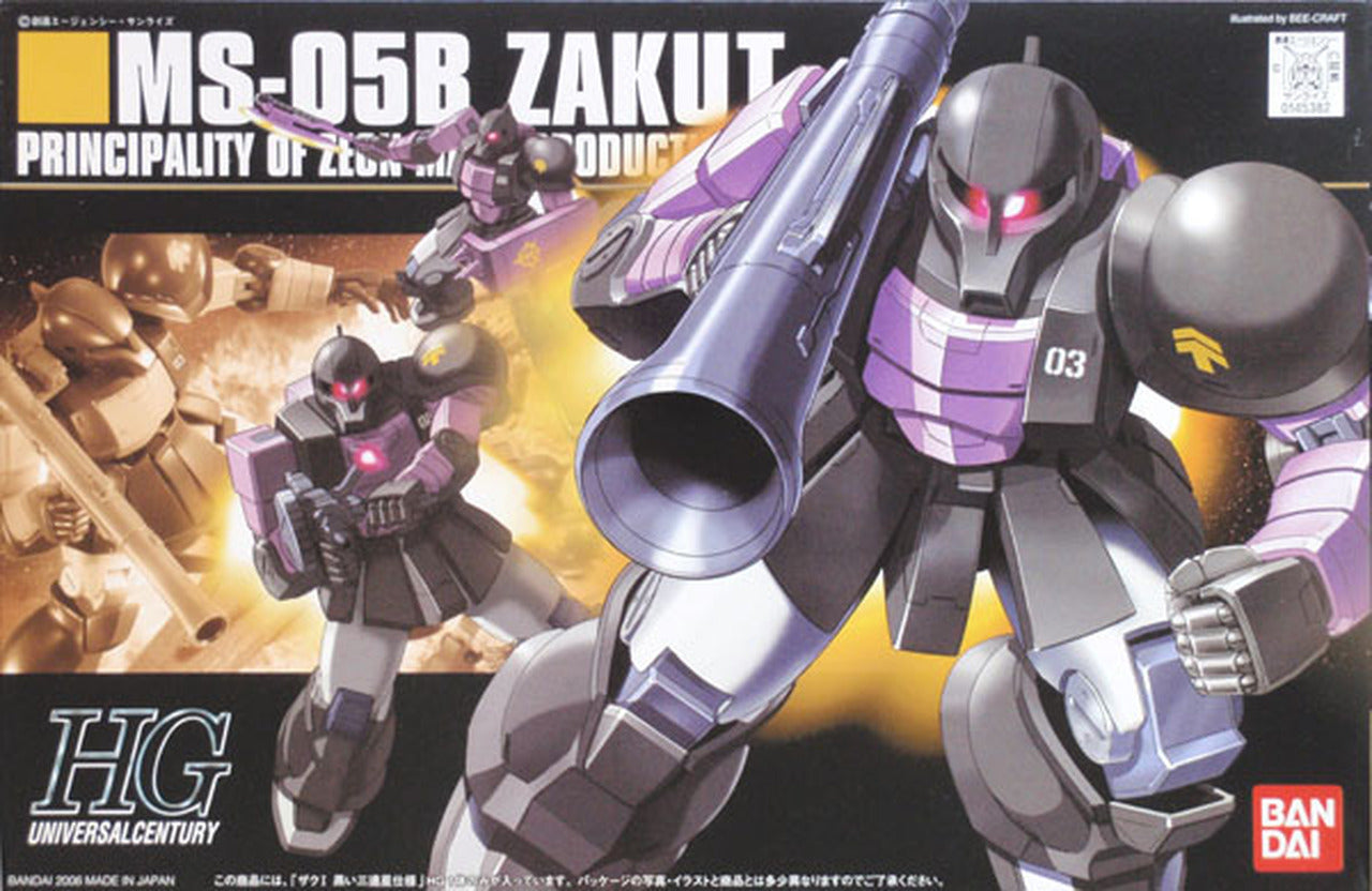 Bandai 1/144 HGUC ZakuIBlack Tri Stars | 4573102606617