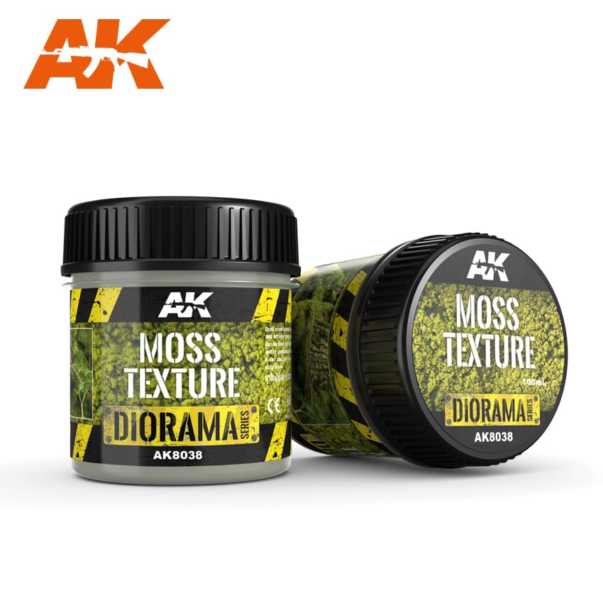 AK Interactive Moss Texture - 100ml (Foam) | 8436564921208