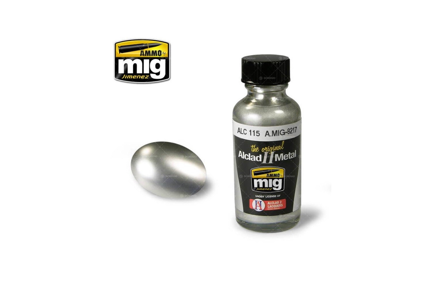 Ammo Mig Stainless Steel Alclad Metallic Paint ALC115, 30ml | 8432074082170