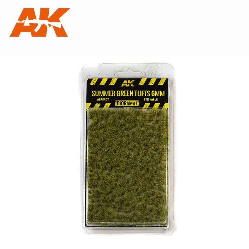 AK Interactive Summer Green Tufts 6mm | 8435568301443
