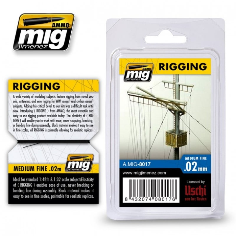 Ammo Mig Rigging - Fine 0,02 mm | 8432074080176