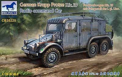 Bronco Models 1/35 German Krupp Protze Kfz.19 Radio Command Car | 6970162330663