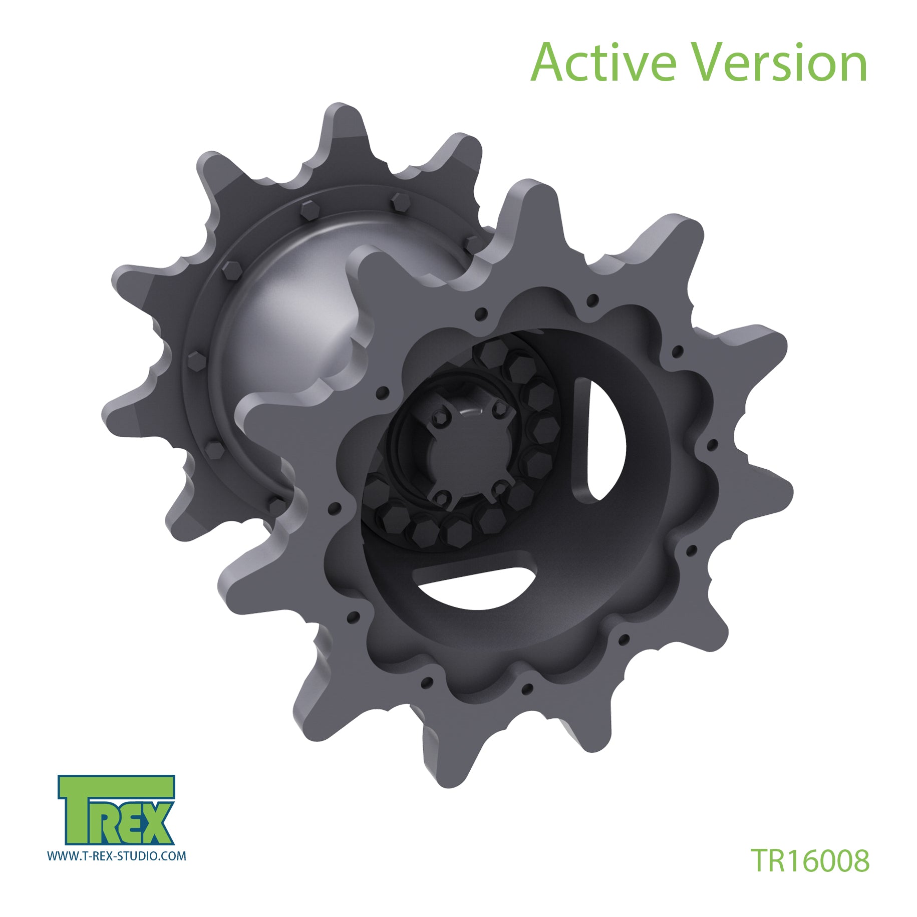 T-Rex Studio 1/16 M1 Abrams Drive Sprocket Set (Active Version) | 6973984750619
