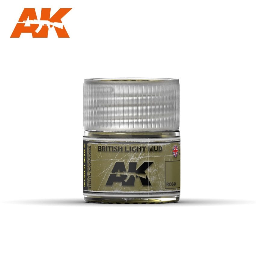 AK Interactive Real Colors British Light Mud 10ml | 8436564922755