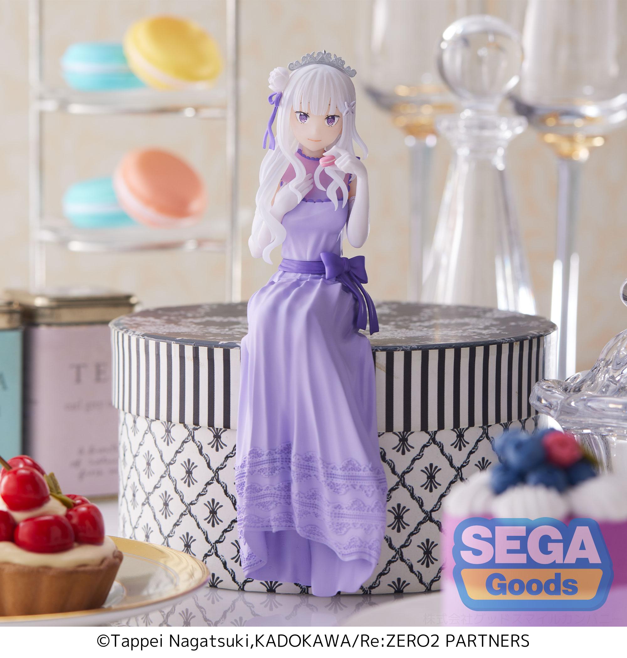 Re:ZERO -Starting Life in Another World-: Lost in Memories Emilia Dressed-Up Party PM Perching Figure | 4580779504238